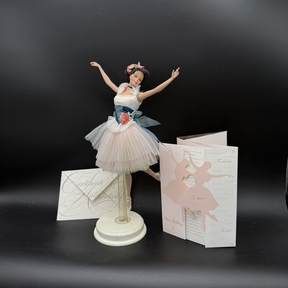 Barbie Prima Ballerina "Lighter than Air" Porcelain Doll Inspired Art of Degas